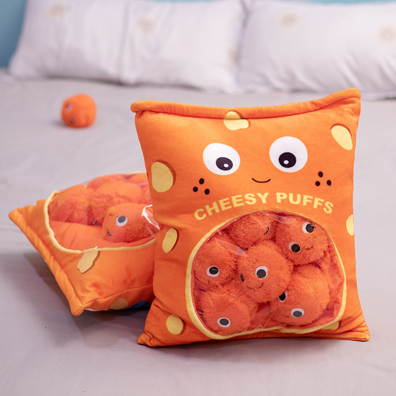 Happy Crunch cuddly pillow